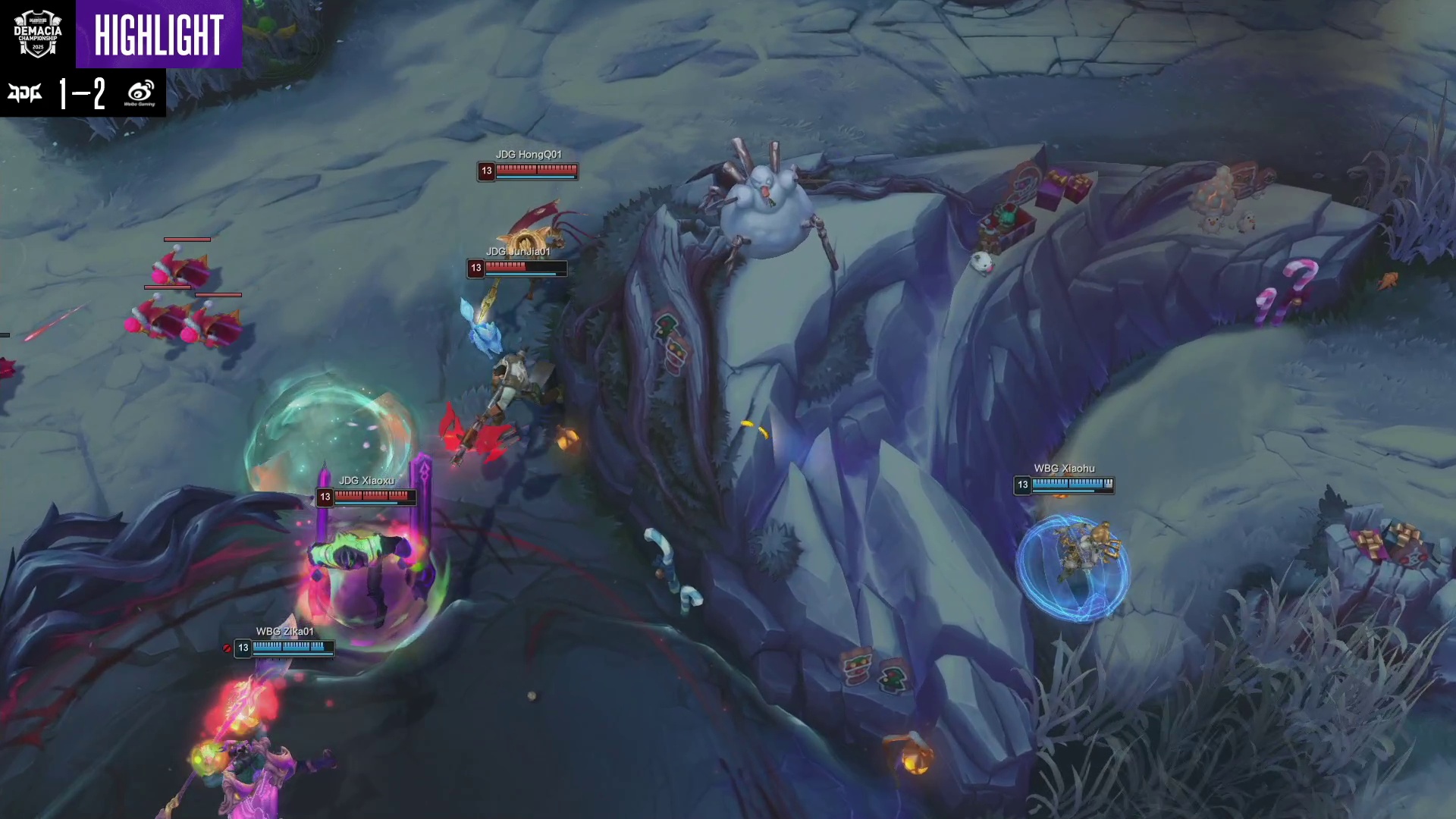 JDG vs WBG第三局高光表现