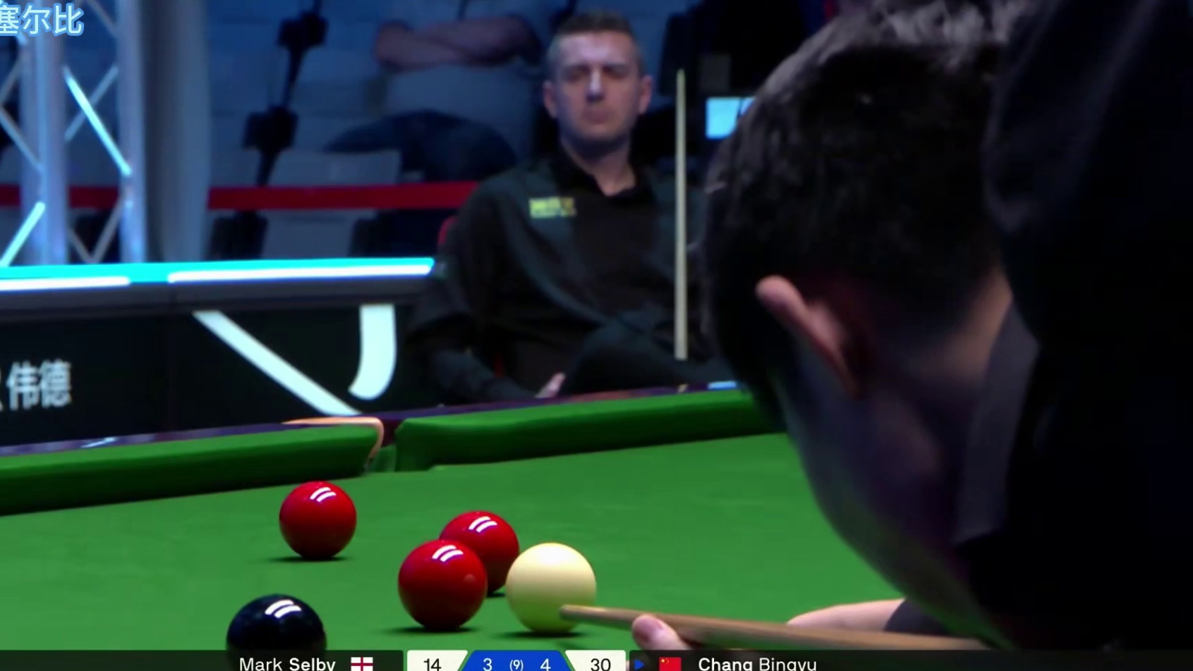 2025斯诺克苏格兰公开赛！常冰玉5-3战胜塞尔比，霸气晋级4强！