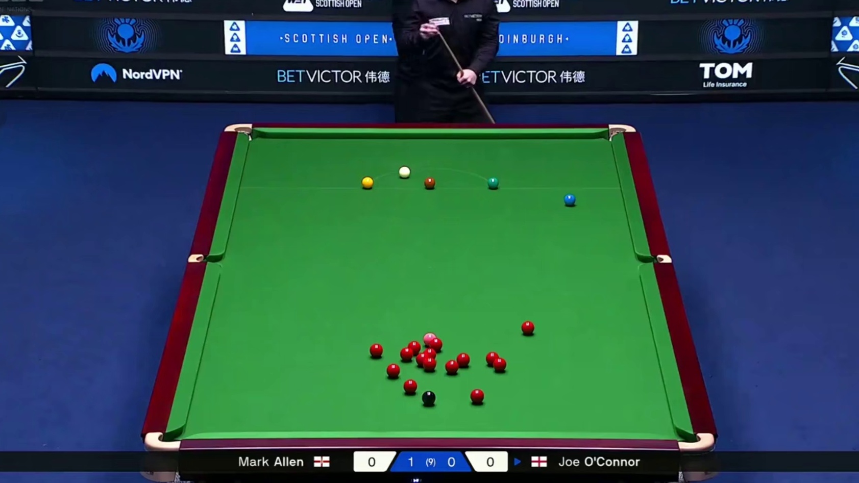 2025斯诺克苏格兰公开赛：艾伦vs奥康纳