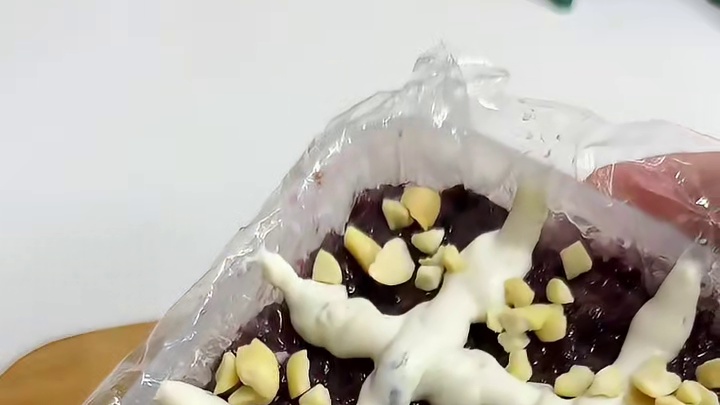 超好吃的芋泥紫米蛋糕有手就会真的绝了