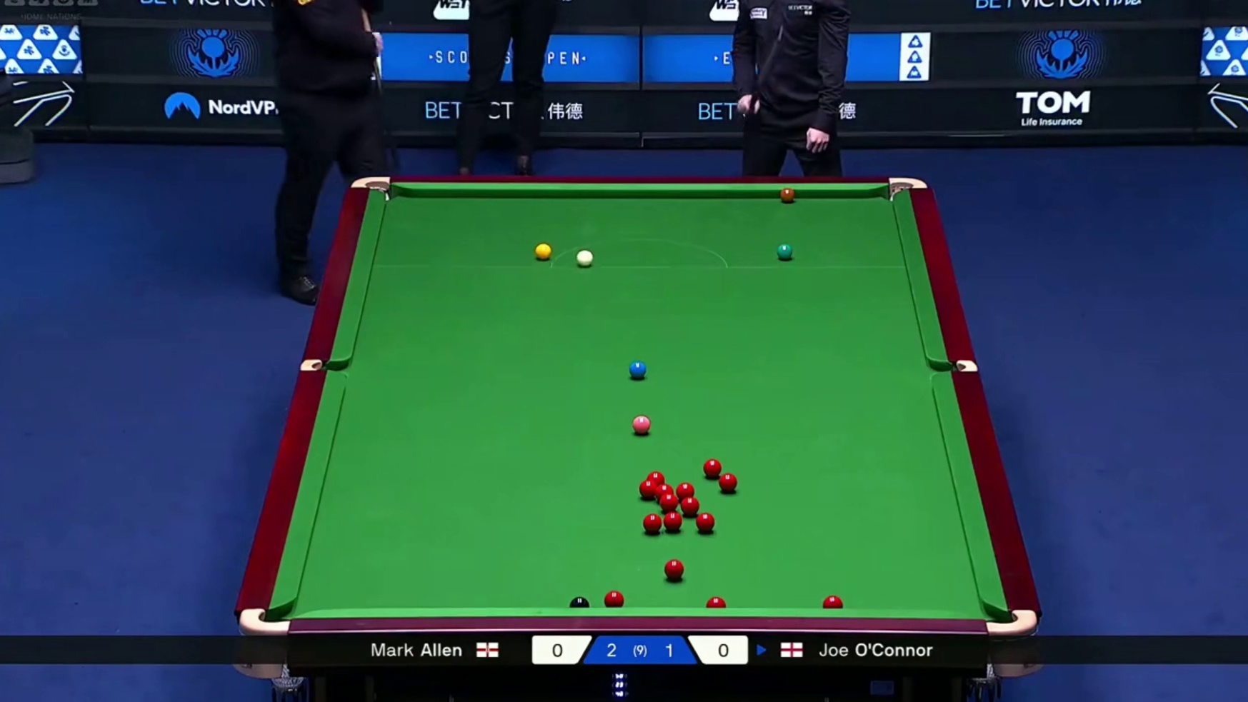 2025斯诺克苏格兰公开赛：艾伦vs奥康纳