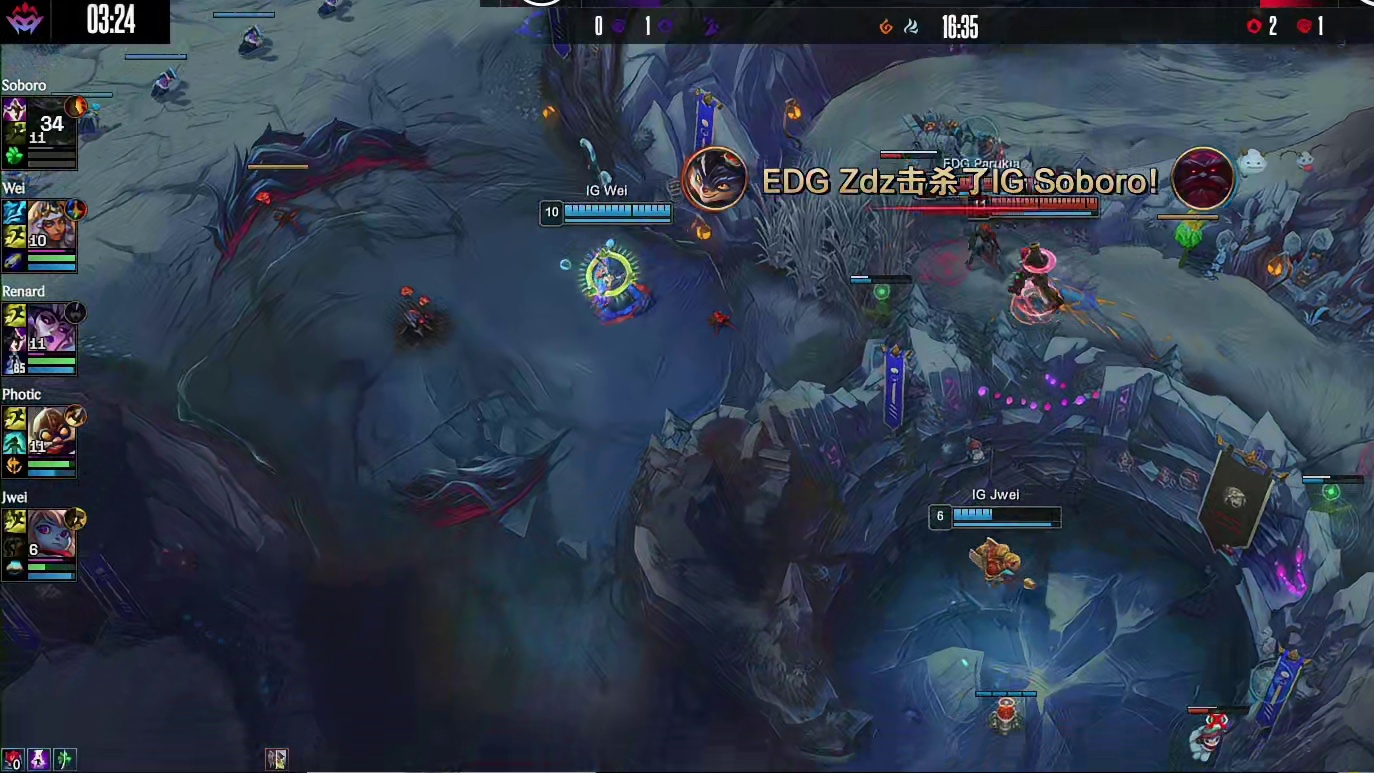 【第二局】Soboro奥恩塔下强顶Zdz兰博，双方1换1