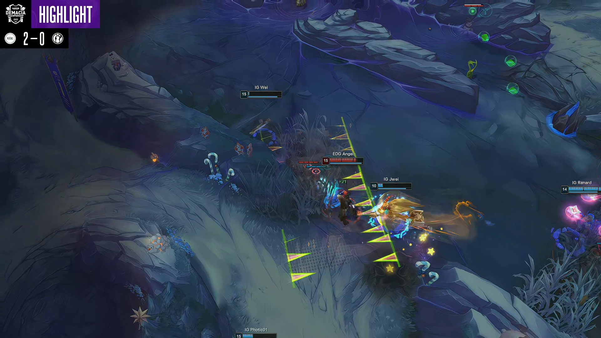 EDG vs iG第二局高光表现