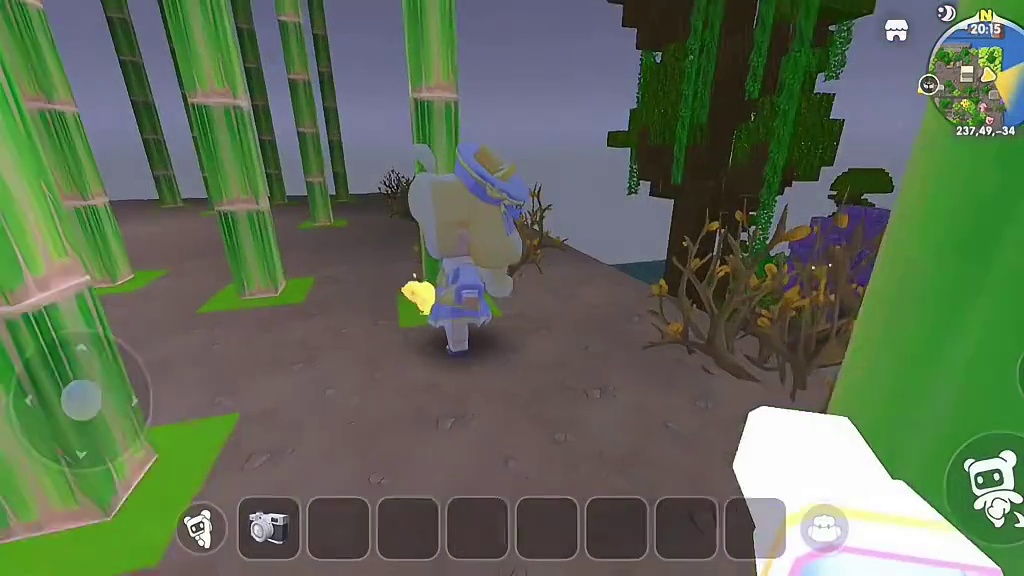 迷你世界：末日酸雨…坏人追打…水井放