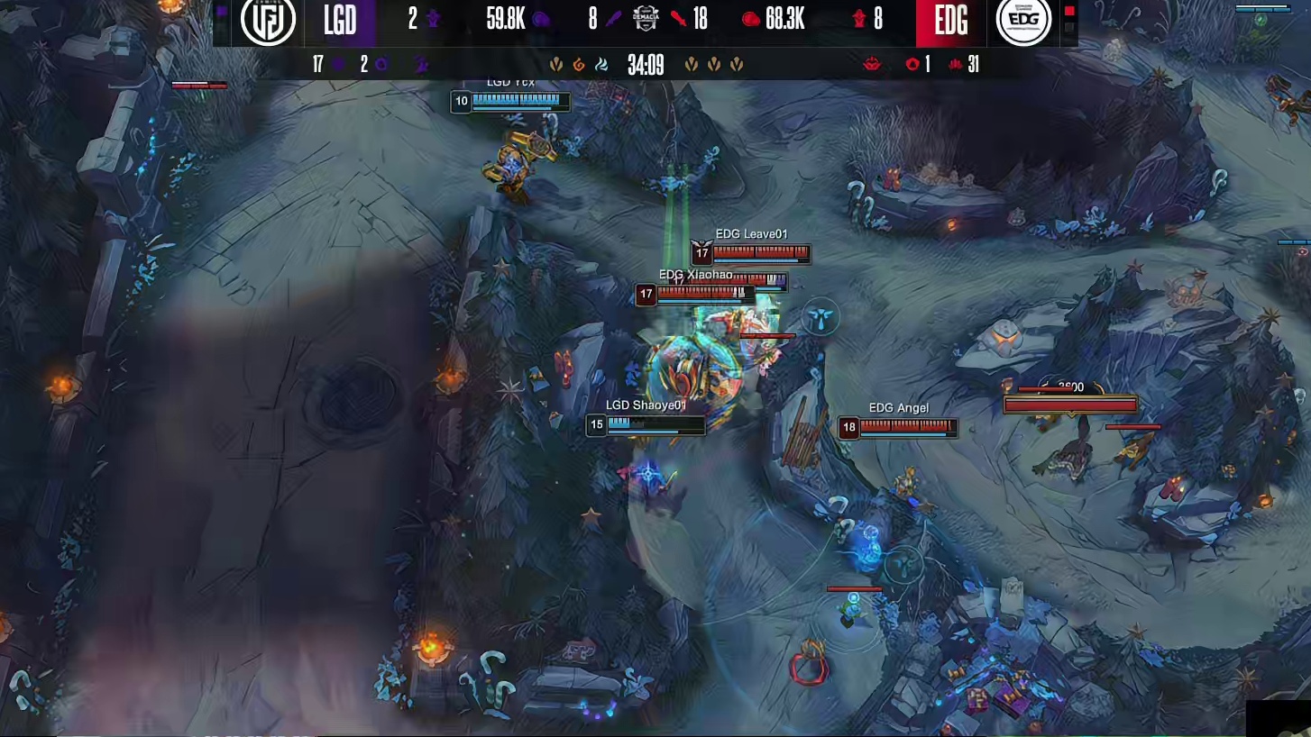 【第三局】Shaoye德莱文空中被控，EDG打出0换2