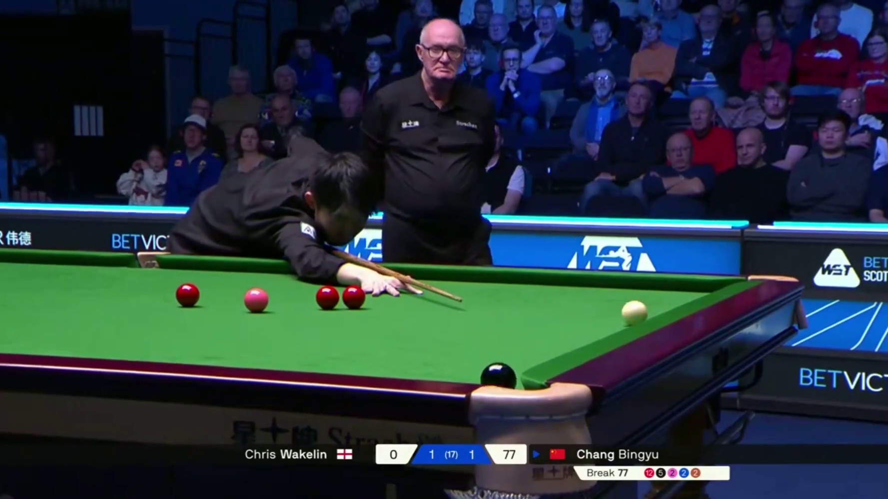 2025斯诺克苏格兰公开赛：决赛：：沃克林vs常冰玉