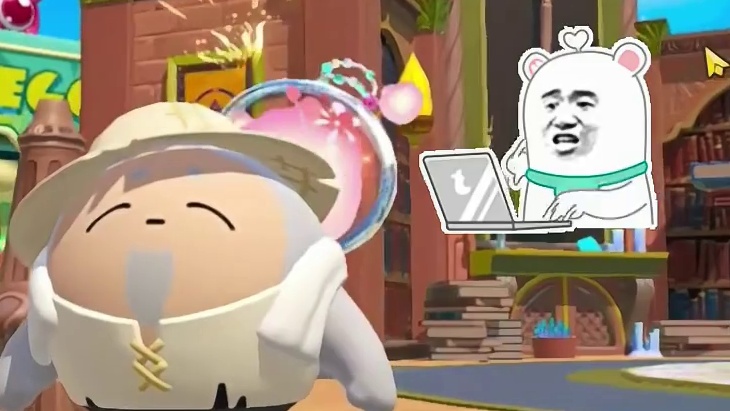 蛋仔派对:不完整的蛋仔，身体破了洞