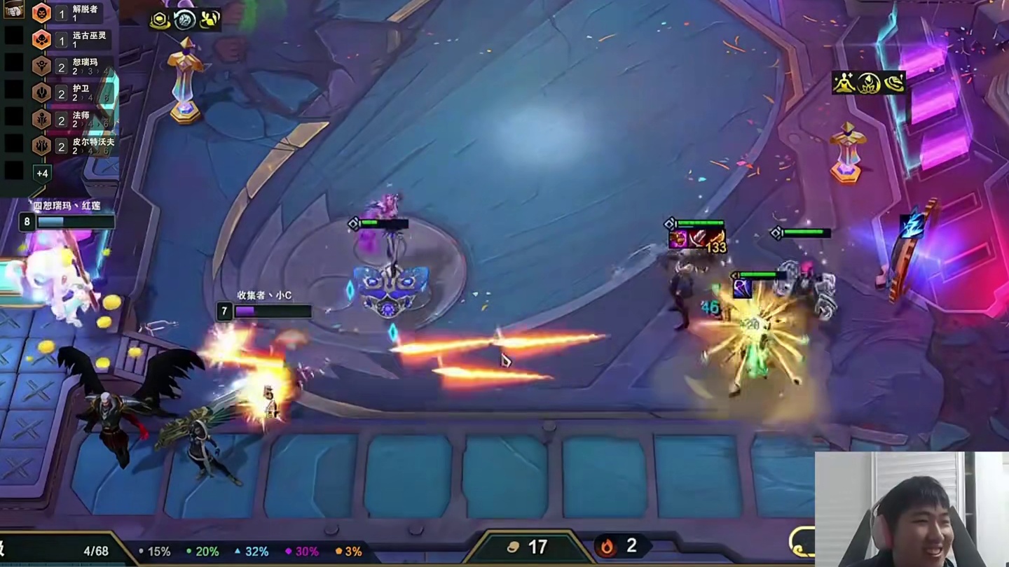 红莲3-3来沙皇 4杠1两星皎月还有泽拉斯，圆满泽拉斯十五独享超哥云顶s16赛季太好玩了