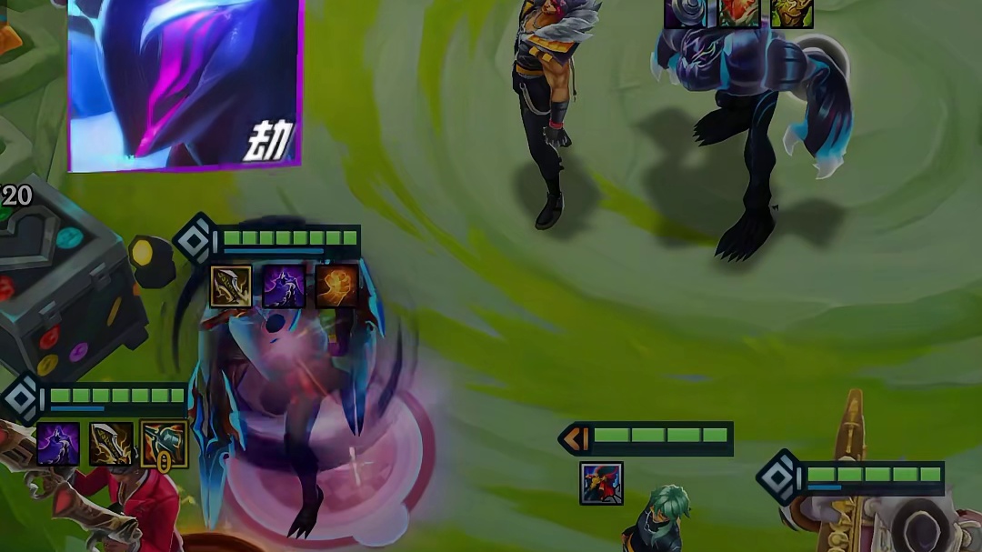 劫的最新顶级玩法，开出十个羁绊，两个平A瞬秒三星四费