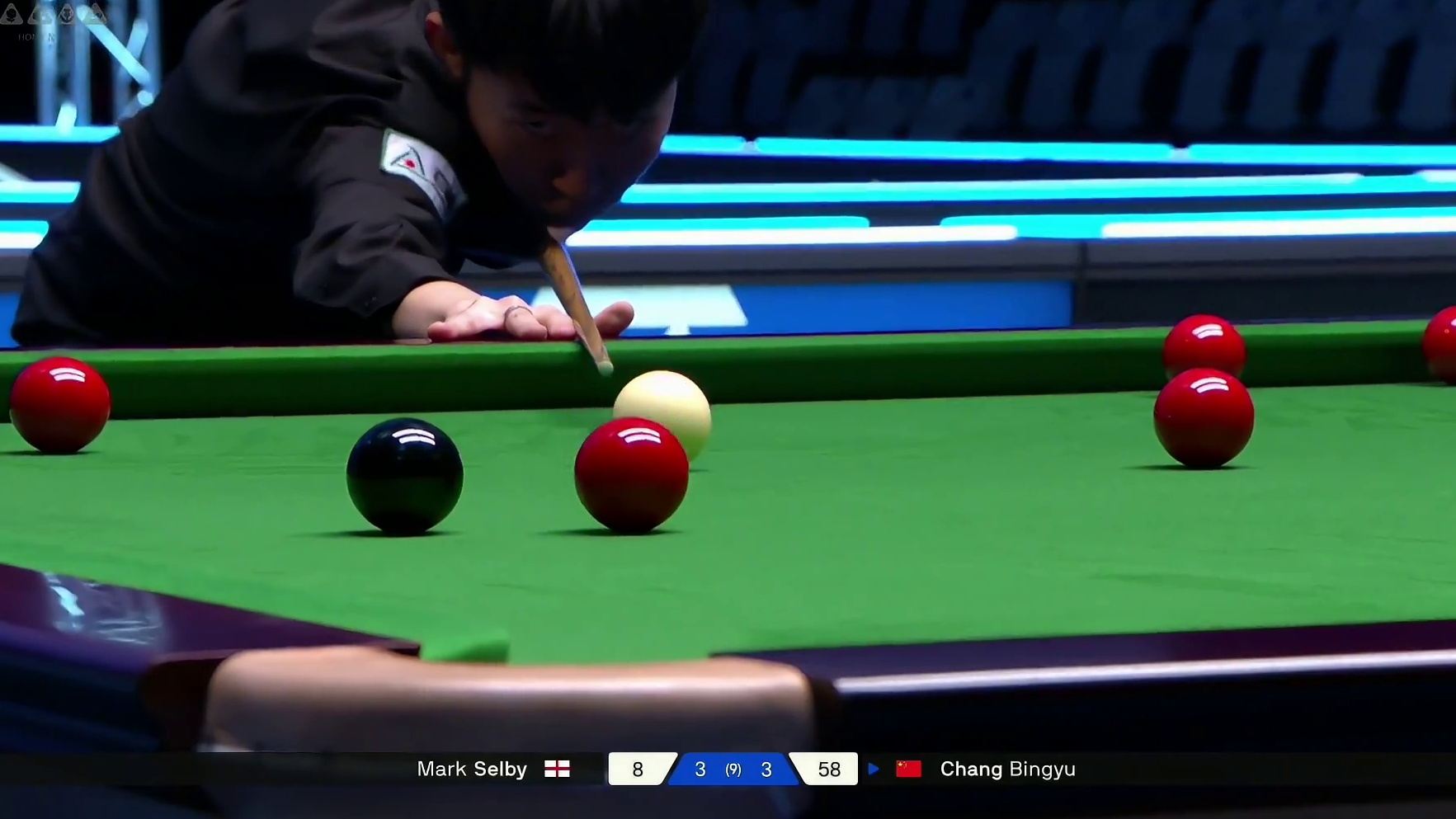 4—3决胜局来了！常冰玉横扫苏格兰公开赛，全清台完虐塞尔比！