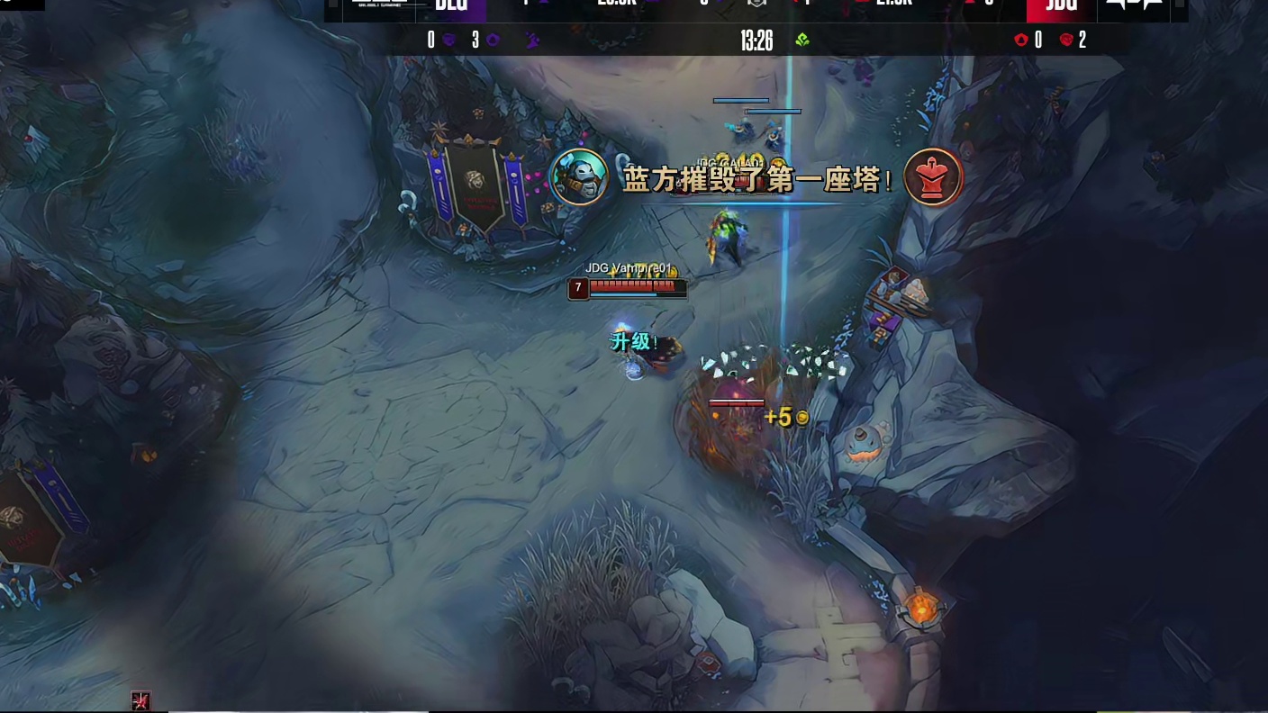 【第二局】Yxl加里奥强拆下塔被击杀