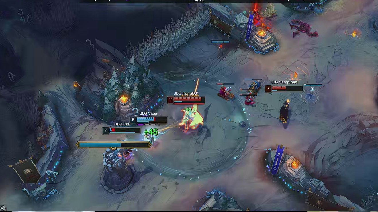 【第二局】hongQ乌鸦化身魔王，JDG打出1换2