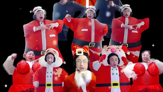 圣诞老K，他来咯