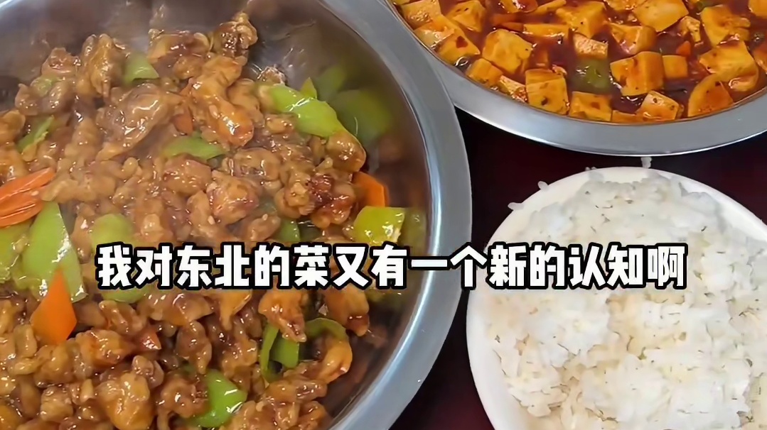 铁岭街头家常菜竟然用盆装关键老妈茄子和溜肉段特别好吃