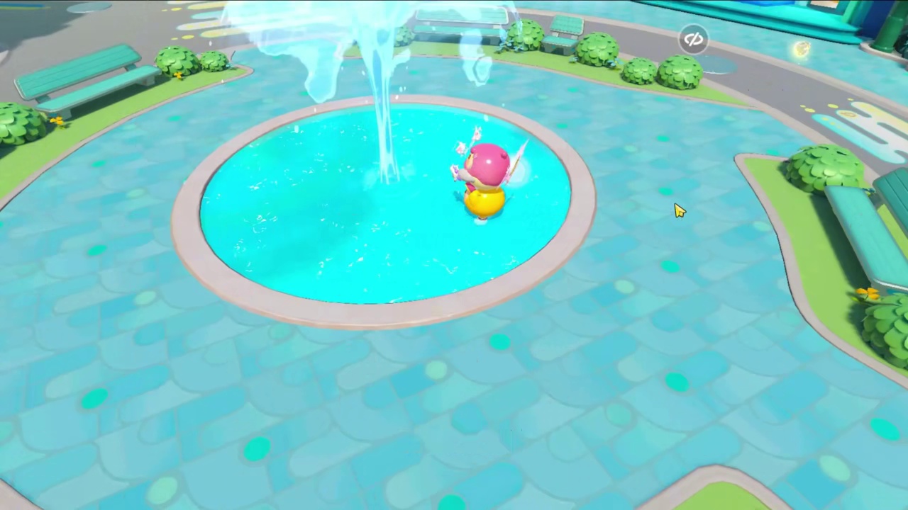 蛋仔派对:双人的时候不要靠近喷泉