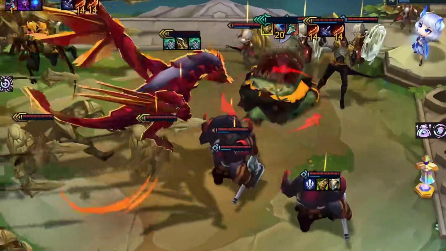 4星塔姆喂给3星塔姆，直接增加200亿血量 云顶之弈英雄联盟传奇金铲