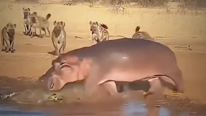 河马放开我的崽！