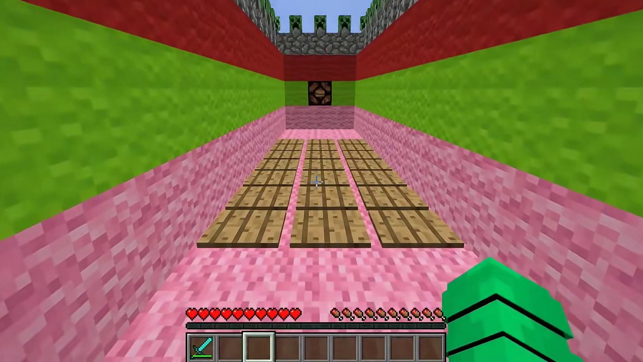 我的世界:逃离数学老师354 天空教室