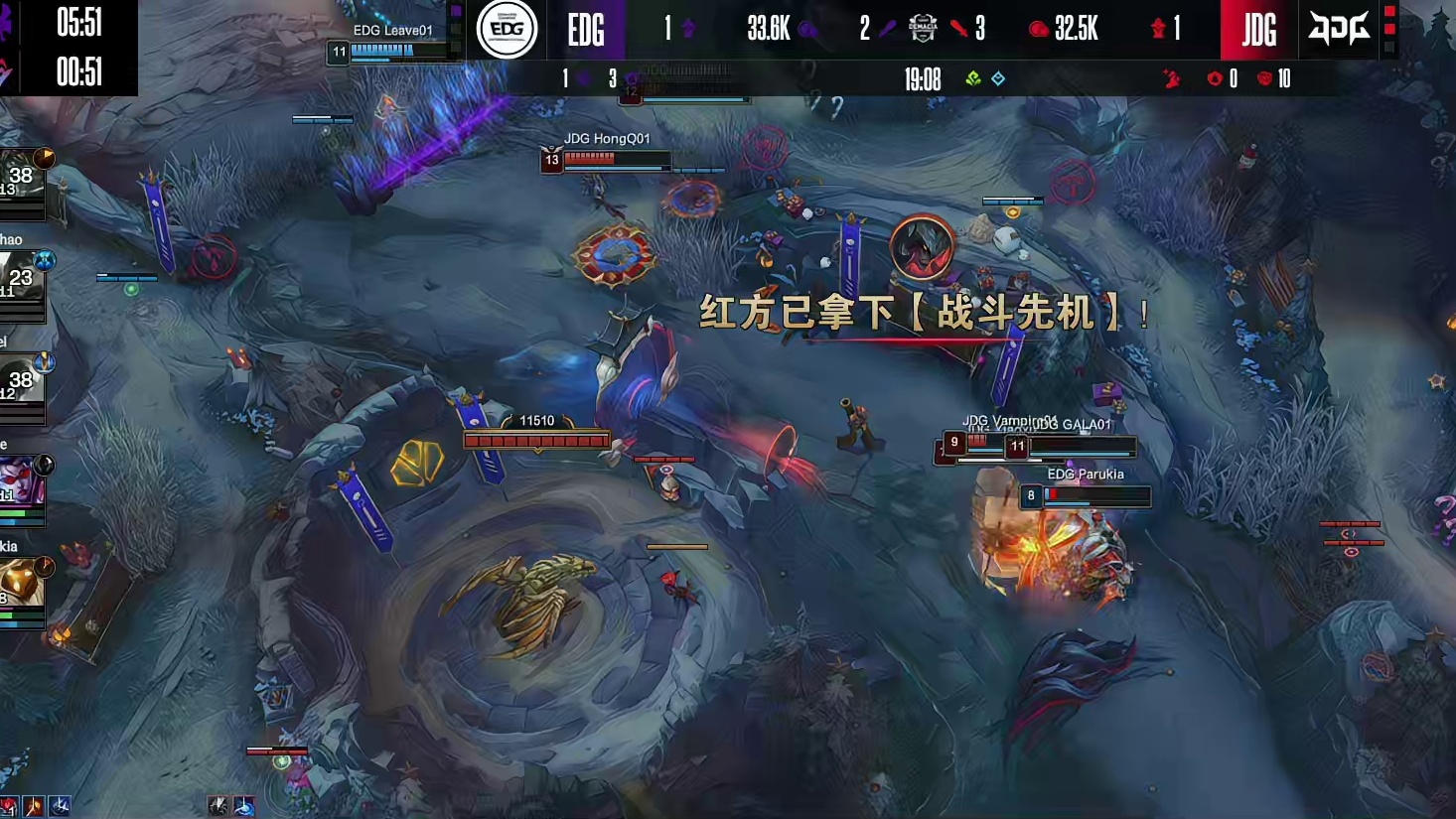 【第四局】Junjia石头人大招撞两个，JDG打出0换4