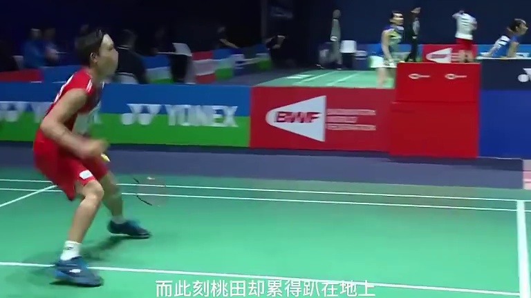 真的有人敢挑衅19年的桃田，桃田做俯卧撑回应更是打出4分惨案