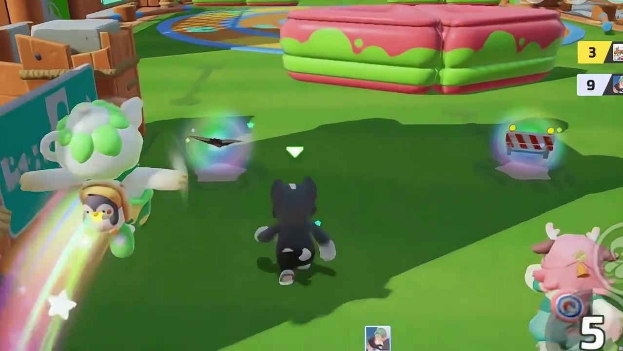 元梦之星：双排遇上萌新队友，小萌新必须得照顾好