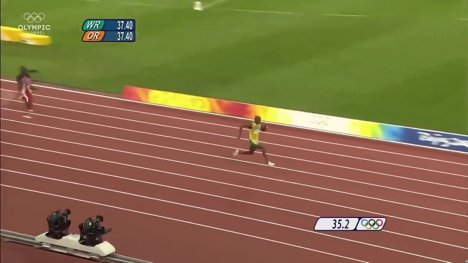 牙买加传奇接力战队太强了，连续七届大赛斩获4X100米冠军