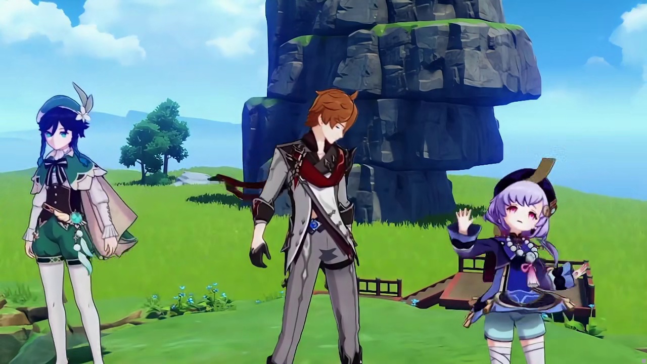 原神角色的待机动作 和我一起玩原神吧原神剧情混剪