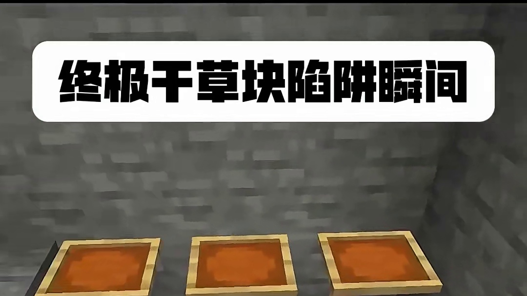 终极干草块陷阱瞬间