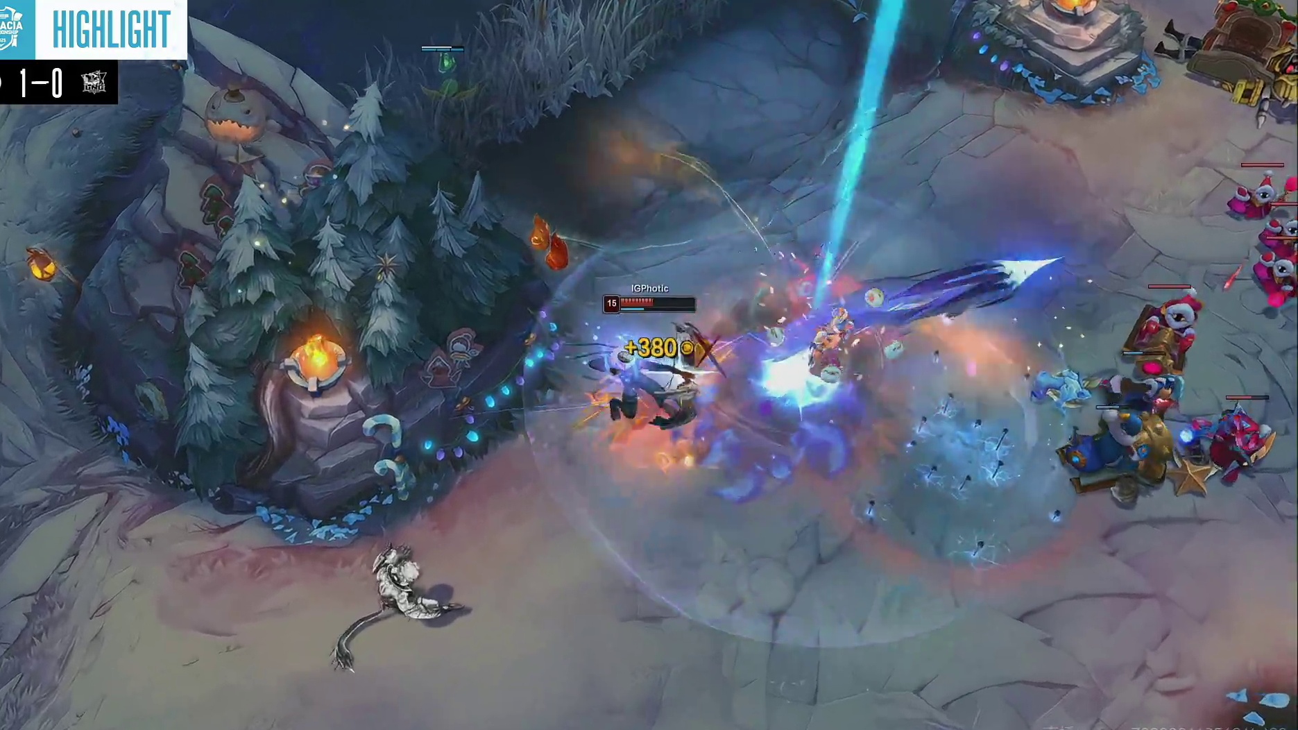 iG vs LNG第一局高光时刻