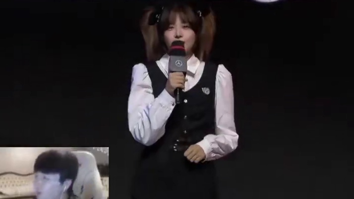 Ruler现场欣赏驼子姐开场，姿态：太夸张了！