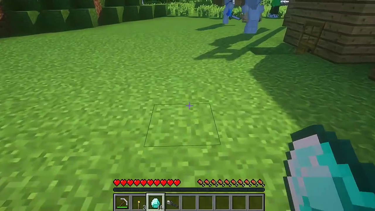 我的世界:我和会吐钻石的清华成了好朋友！