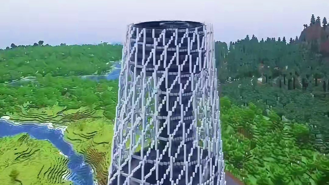 我的世界复刻小蛮腰广州塔