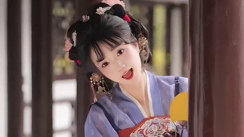 这是谁家的汉服小仙女啊