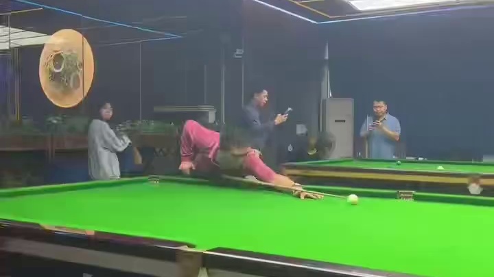 主要是清台也打破不了我的单杆最高分，所以黑球不叫位了