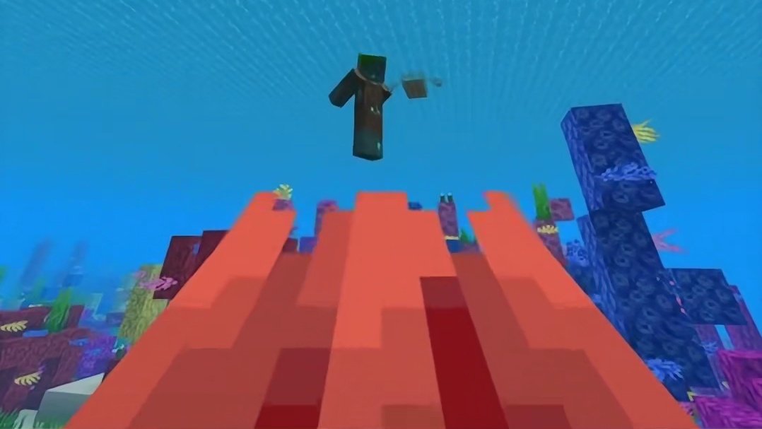 视角：你是MC中的一只鹦鹉螺