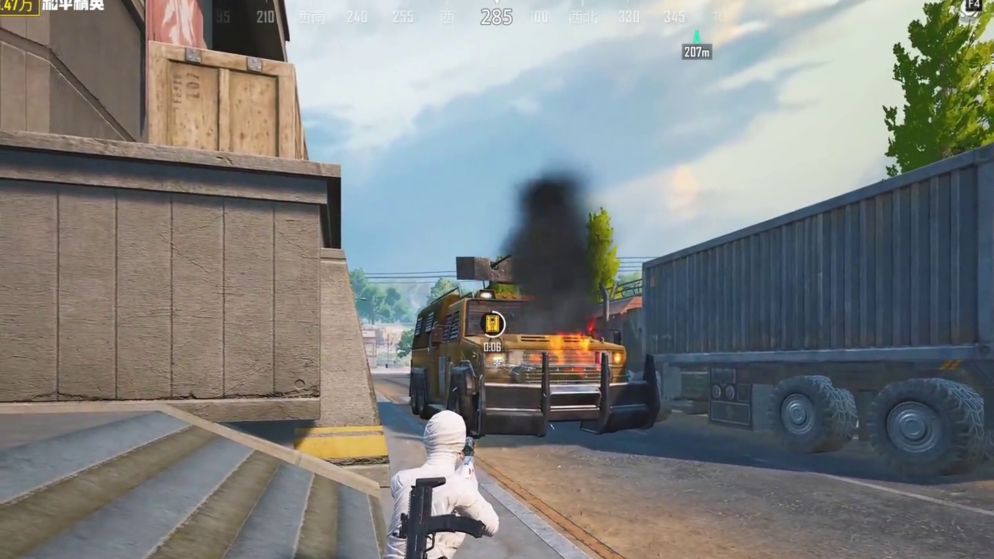 运输车居然可以打爆两次？