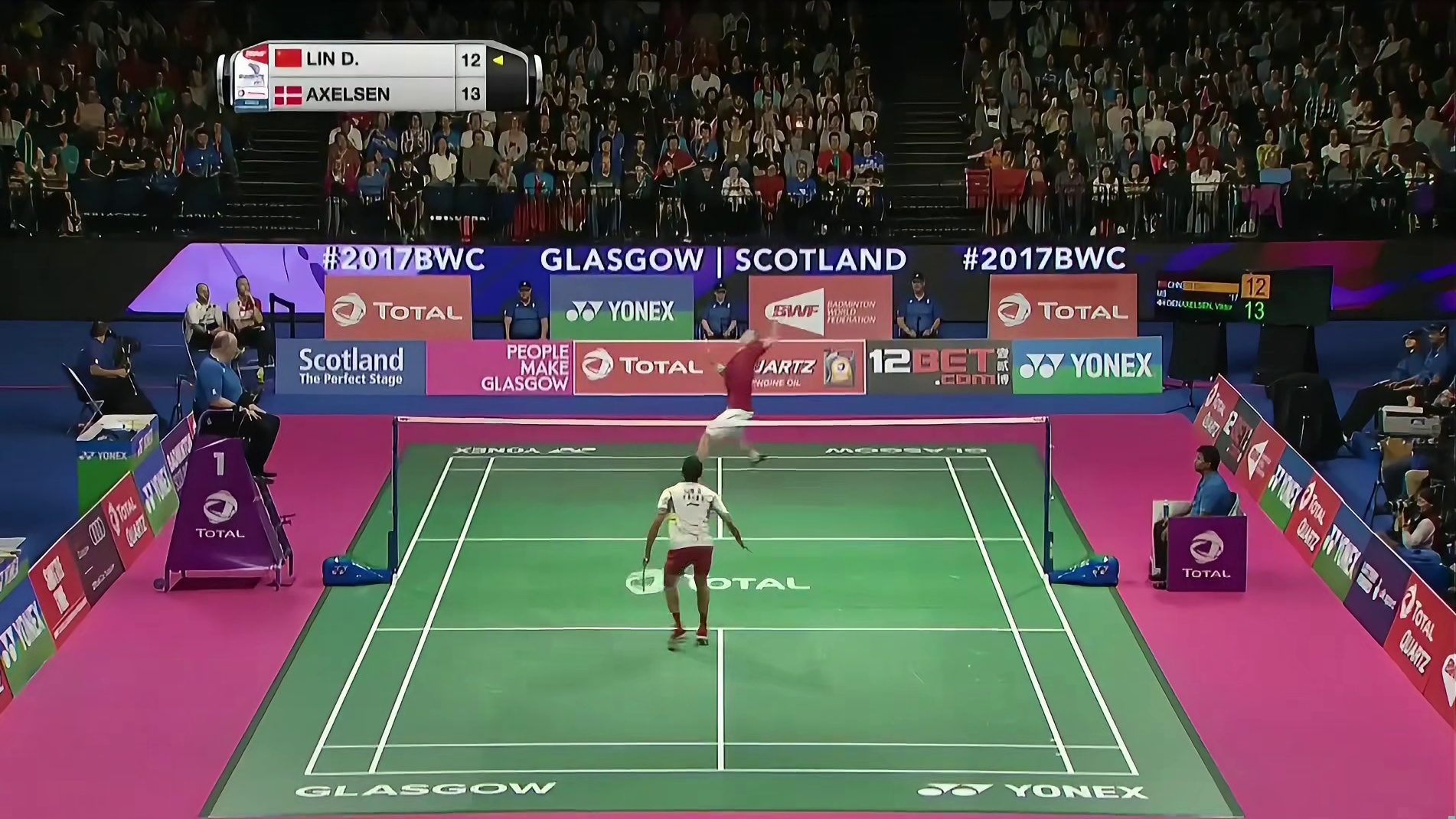 17年世锦赛决赛 安赛龙战神林丹首登世界冠军宝座！