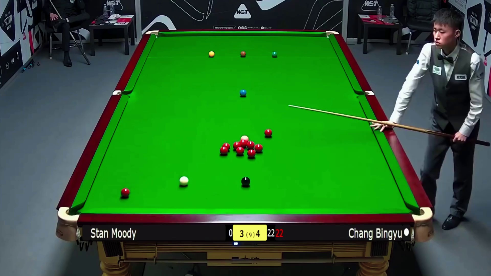 2025德国大师赛，常冰玉5比3战胜斯坦穆迪，狂轰124分强势晋级！