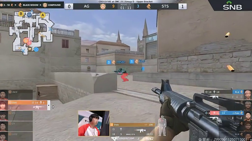 黑色城镇doo上演1v4，是他在2025年打出来最精彩的残局