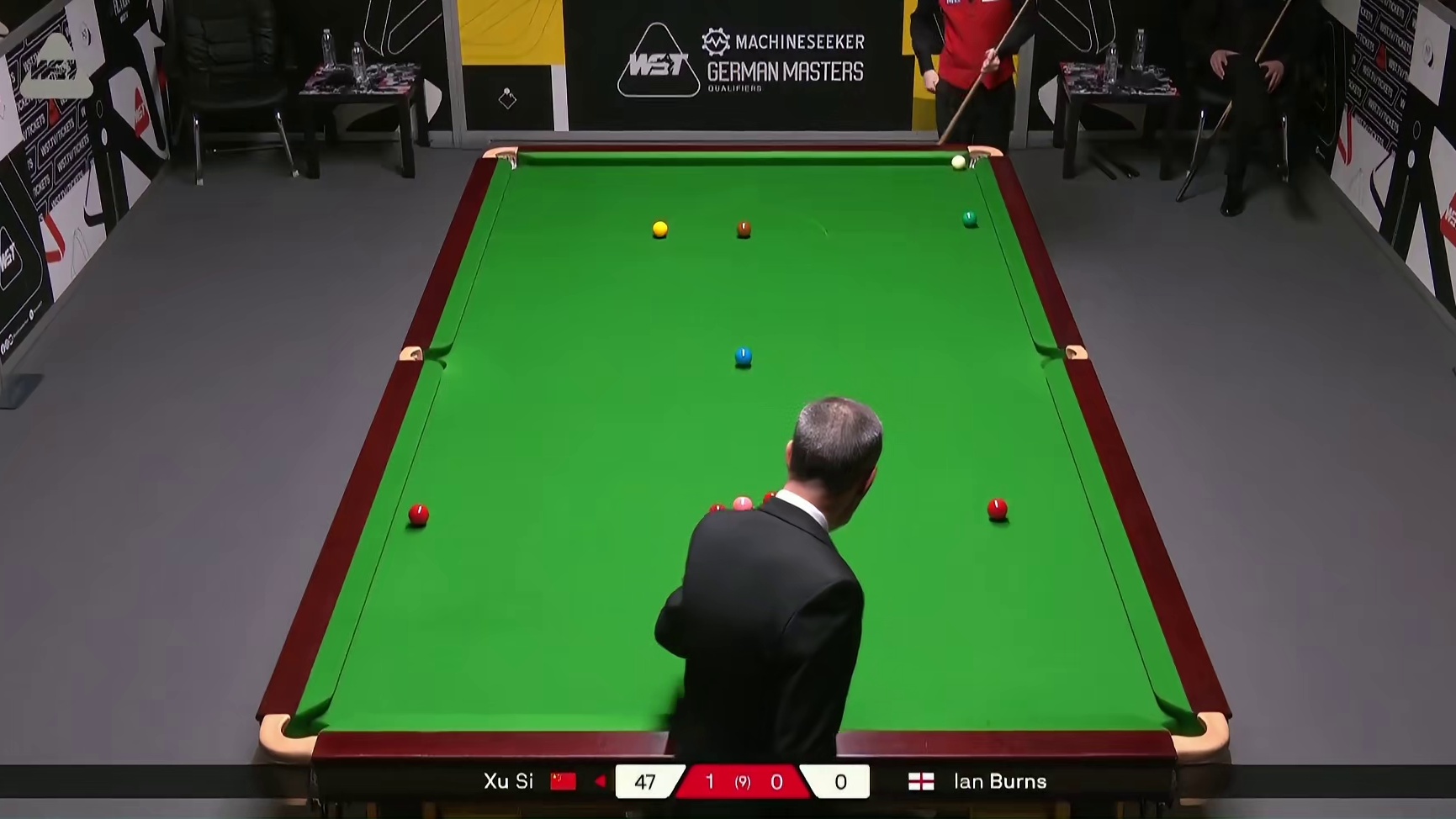 正播斯诺克德国大师赛：徐思上演神级斯诺克，结局一幕让人意外！
