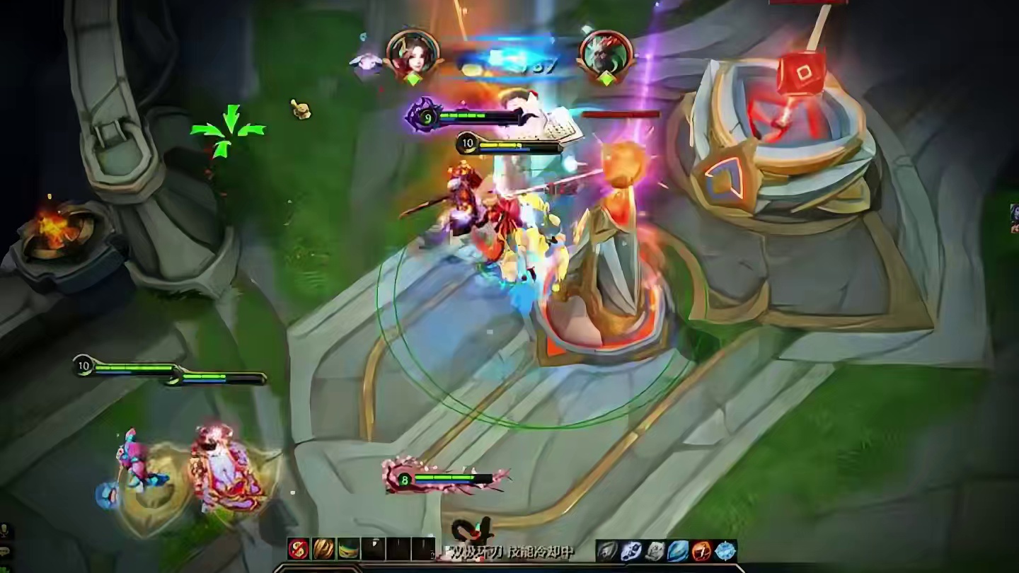 史上最猛的一局孙尚香，五杀不停