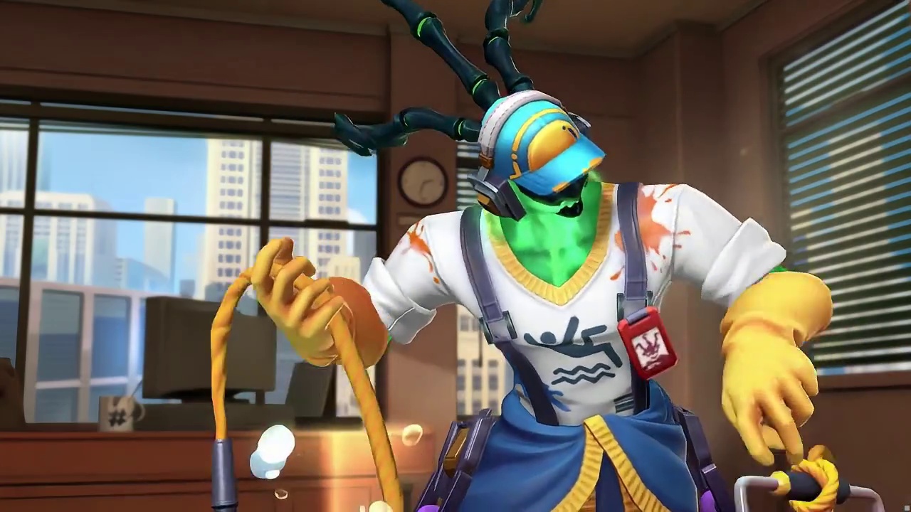 【皮肤预览】洗地专家 锤石 【皮肤预览】洗地专家 锤石 皮肤预览抢先看!!