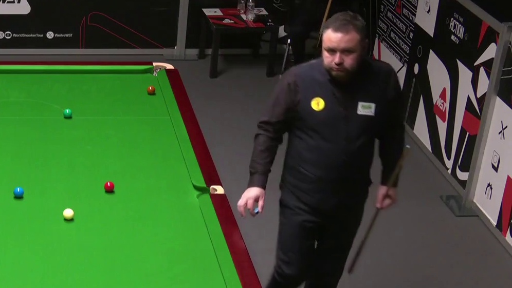 高阳vs马奎尔 第三轮德国大师赛资格赛 第3局