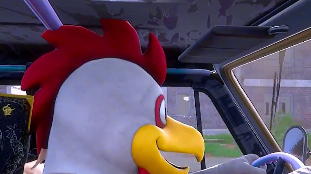 在汽车开到自己的头顶时候按f就可以进入车内了