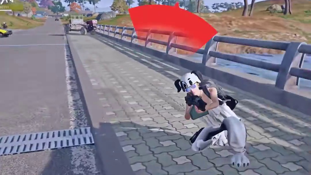 一队开三辆车也没能过桥