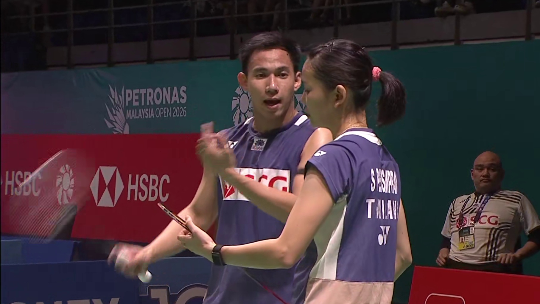 【第二局】混双 杰斯帕/艾米丽VS德差波/苏皮萨拉 2026马来西亚羽毛球公开赛