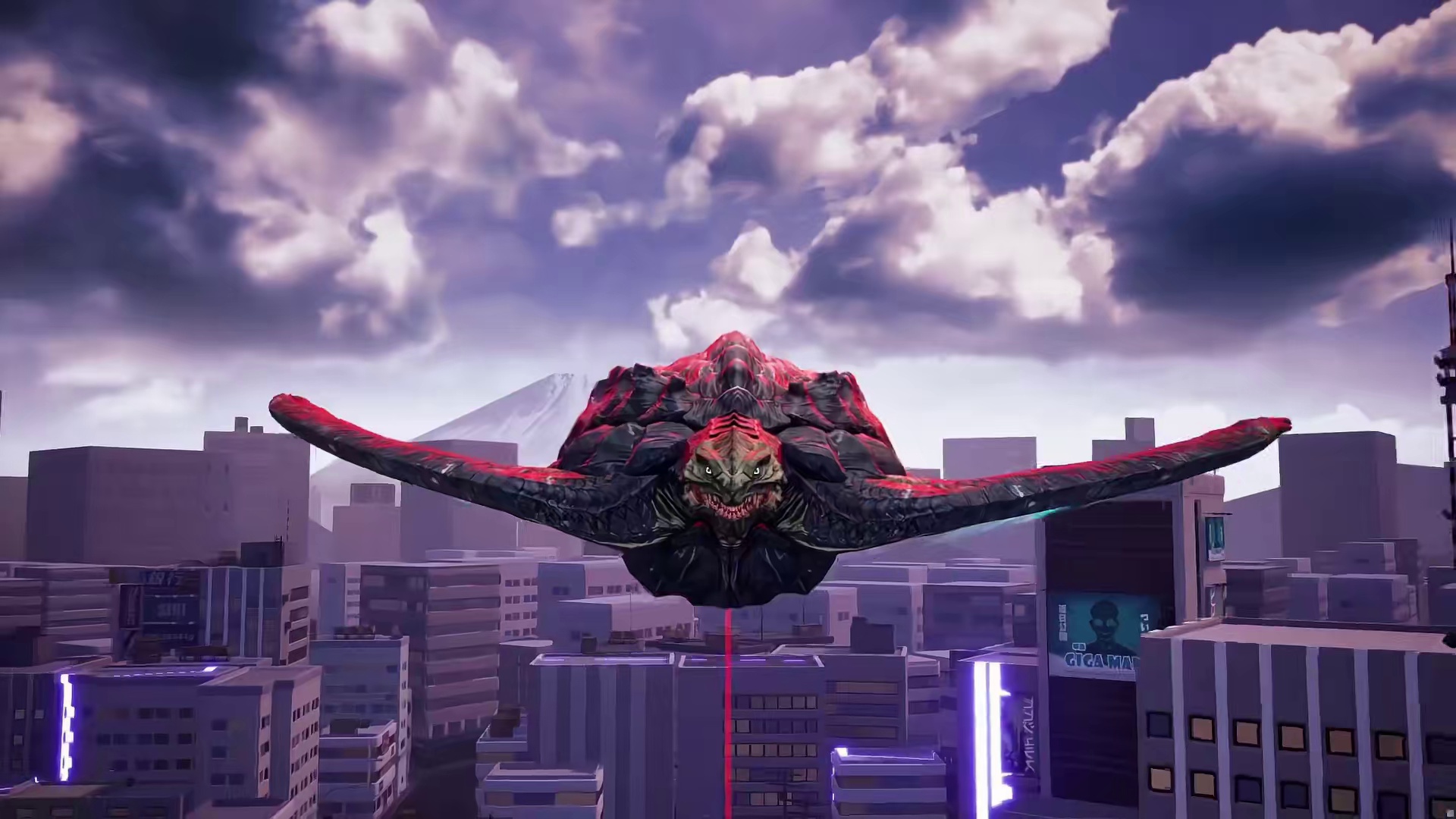 会飞的乌龟！！怪兽卡美拉大战刀头怪吉隆