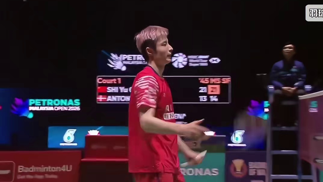 石宇奇2-0轻取安东森进入大马公开赛决赛，明天将战昆拉武特