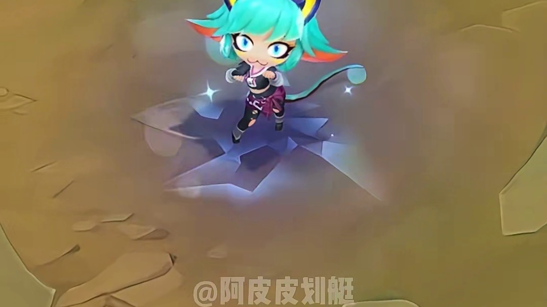 当你拥有惹超级KDA粉丝小小妮蔻 你就拥有了整个KDA！还有个小剪刀！超级可爱惹！