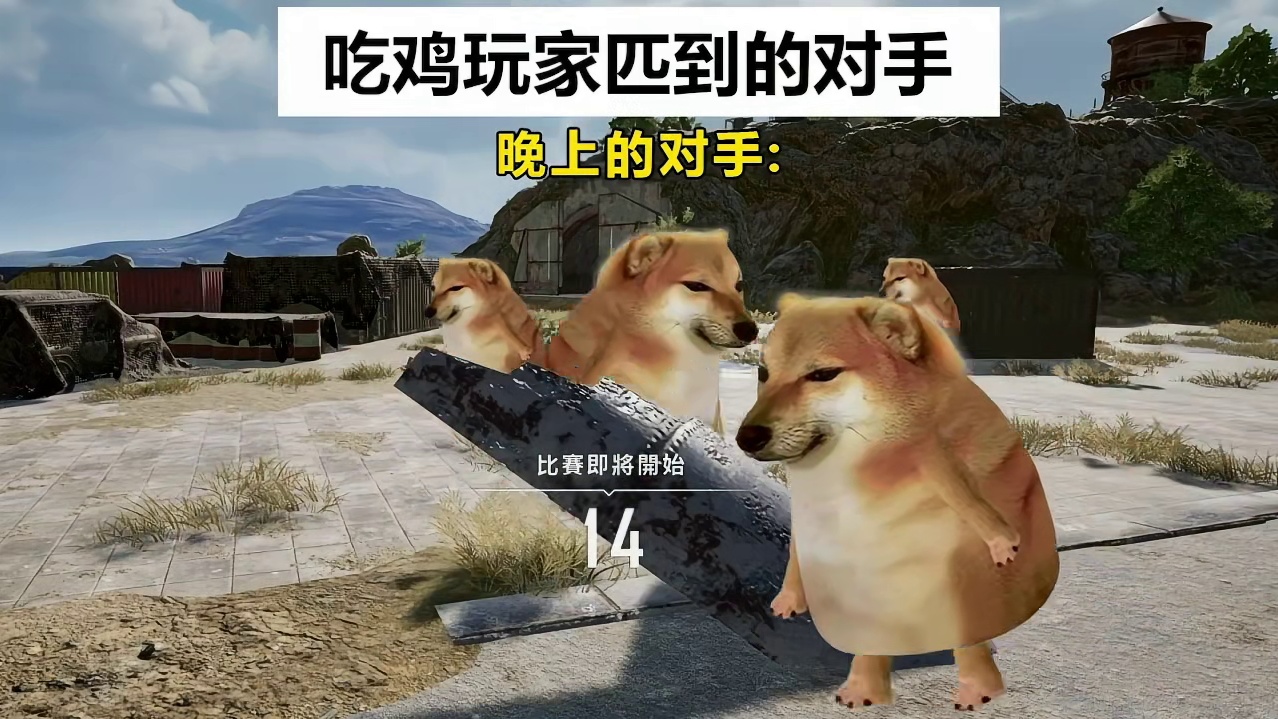 吃鸡玩家匹到的对手